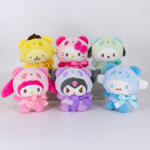Load image into Gallery viewer, 10CM Kawaii My Melody Kuromi Plush Toys Soft Stuffed Soft Dolls Family Party Dolls For Children Christmas New Year Birthday Gifts