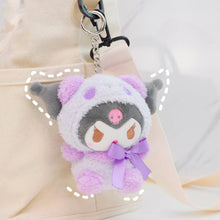 Load image into Gallery viewer, 10CM Kawaii My Melody Kuromi Plush Toys Soft Stuffed Soft Dolls Family Party Dolls For Children Christmas New Year Birthday Gifts