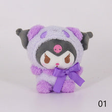 Load image into Gallery viewer, 10CM Kawaii My Melody Kuromi Plush Toys Soft Stuffed Soft Dolls Family Party Dolls For Children Christmas New Year Birthday Gifts