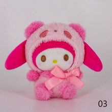 Load image into Gallery viewer, 10CM Kawaii My Melody Kuromi Plush Toys Soft Stuffed Soft Dolls Family Party Dolls For Children Christmas New Year Birthday Gifts