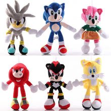 Load image into Gallery viewer, 5inch Sonic The Hedgehog Shadow Amy Rose Knuckle Tail Silva Plush Toy Soft Stuffed Soft Dolls Family Party Dolls For Children Christmas New Year Birthday Gifts