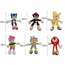Load image into Gallery viewer, 5inch Sonic The Hedgehog Shadow Amy Rose Knuckle Tail Silva Plush Toy Soft Stuffed Soft Dolls Family Party Dolls For Children Christmas New Year Birthday Gifts