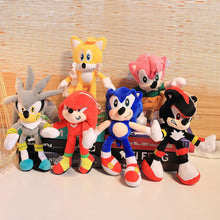 Load image into Gallery viewer, 5inch Sonic The Hedgehog Shadow Amy Rose Knuckle Tail Silva Plush Toy Soft Stuffed Soft Dolls Family Party Dolls For Children Christmas New Year Birthday Gifts