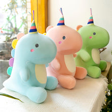 Load image into Gallery viewer, 30/40cm Cartoon Dinosaur Plush Toys Soft Stuffed Soft Dolls Family Party Dolls For Children Christmas New Year Birthday Gifts