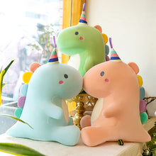 Load image into Gallery viewer, 30/40cm Cartoon Dinosaur Plush Toys Soft Stuffed Soft Dolls Family Party Dolls For Children Christmas New Year Birthday Gifts