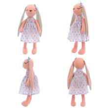 Load image into Gallery viewer, Cute Bunny Plush Toys Soft Stuffed Soft Dolls Baby Soothing Rabbit Doll With Sleeping Doll For Children Christmas New Year Birthday Gifts