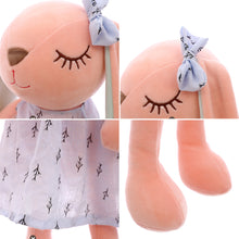Load image into Gallery viewer, Cute Bunny Plush Toys Soft Stuffed Soft Dolls Baby Soothing Rabbit Doll With Sleeping Doll For Children Christmas New Year Birthday Gifts