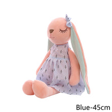 Load image into Gallery viewer, Cute Bunny Plush Toys Soft Stuffed Soft Dolls Baby Soothing Rabbit Doll With Sleeping Doll For Children Christmas New Year Birthday Gifts