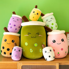 Load image into Gallery viewer, Boba Pillow Murah Bubble Tea Plush Toy Soft Stuffed Soft Dolls Family Party Dolls For Children Christmas New Year Birthday Gifts