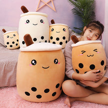Load image into Gallery viewer, Boba Pillow Murah Bubble Tea Plush Toy Soft Stuffed Soft Dolls Family Party Dolls For Children Christmas New Year Birthday Gifts