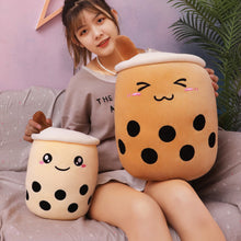 Load image into Gallery viewer, Boba Pillow Murah Bubble Tea Plush Toy Soft Stuffed Soft Dolls Family Party Dolls For Children Christmas New Year Birthday Gifts