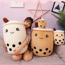 Load image into Gallery viewer, Boba Pillow Murah Bubble Tea Plush Toy Soft Stuffed Soft Dolls Family Party Dolls For Children Christmas New Year Birthday Gifts