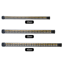 Load image into Gallery viewer, Motorcycle Light Bar Strip Tail Brake Stop Flowing Water Turn Signal Light 60/90/120 LED Integrated SMD Red Amber Color