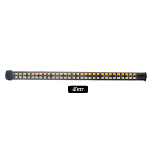 Load image into Gallery viewer, Motorcycle Light Bar Strip Tail Brake Stop Flowing Water Turn Signal Light 60/90/120 LED Integrated SMD Red Amber Color