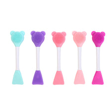 Load image into Gallery viewer, Soft Face Mask Brush Silicone Gel Facial Mask DIY Brushes Cute Bear Double Head Beauty Women Skin Face Care Home Makeup Tools