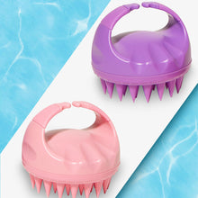 Load image into Gallery viewer, Portable Silicone Shampoo Brush Handheld Round Soft Scalp Massage Brush Multifunctional Bath Hair Shower Brush Comb Hair Care