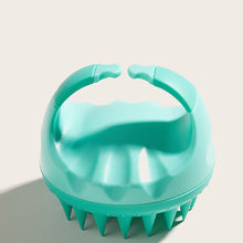 Load image into Gallery viewer, Portable Silicone Shampoo Brush Handheld Round Soft Scalp Massage Brush Multifunctional Bath Hair Shower Brush Comb Hair Care
