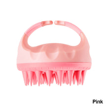 Load image into Gallery viewer, Portable Silicone Shampoo Brush Handheld Round Soft Scalp Massage Brush Multifunctional Bath Hair Shower Brush Comb Hair Care