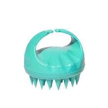 Load image into Gallery viewer, Portable Silicone Shampoo Brush Handheld Round Soft Scalp Massage Brush Multifunctional Bath Hair Shower Brush Comb Hair Care