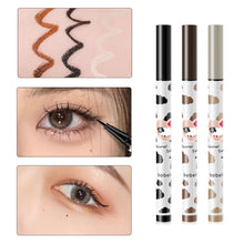 Load image into Gallery viewer, Brown Lying Silkworm Ultra-fine Liquid Eyeliner Pen Waterproof Beauty Smooth Fast-drying Novice Eyeliner Women Makeup Cosmetic