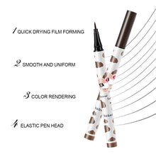 Load image into Gallery viewer, Brown Lying Silkworm Ultra-fine Liquid Eyeliner Pen Waterproof Beauty Smooth Fast-drying Novice Eyeliner Women Makeup Cosmetic