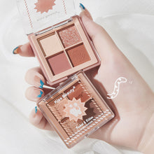 Load image into Gallery viewer, 4 Colors Matte Palette Eyeshadow Palette Matte Glitter Eyeshadow Palette Shiny Eye Shadow Eye Pigments Makeup Cosmetic