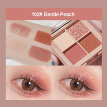 Load image into Gallery viewer, 4 Colors Matte Palette Eyeshadow Palette Matte Glitter Eyeshadow Palette Shiny Eye Shadow Eye Pigments Makeup Cosmetic