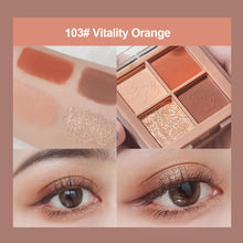 Load image into Gallery viewer, 4 Colors Matte Palette Eyeshadow Palette Matte Glitter Eyeshadow Palette Shiny Eye Shadow Eye Pigments Makeup Cosmetic