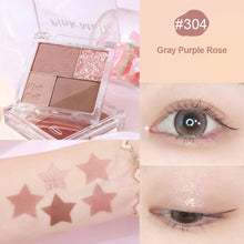 Load image into Gallery viewer, 4 Colors Eyeshadow Palette Pearlescent Matte Earth Color Matte Eyeshadow Makeup Palette Waterproof Makeup Women Cosmetic