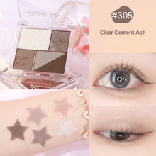 Load image into Gallery viewer, 4 Colors Eyeshadow Palette Pearlescent Matte Earth Color Matte Eyeshadow Makeup Palette Waterproof Makeup Women Cosmetic