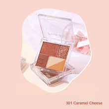 Load image into Gallery viewer, 4 Colors Eyeshadow Palette Pearlescent Matte Earth Color Matte Eyeshadow Makeup Palette Waterproof Makeup Women Cosmetic