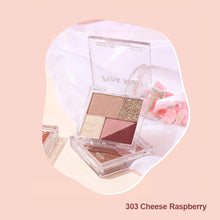 Load image into Gallery viewer, 4 Colors Eyeshadow Palette Pearlescent Matte Earth Color Matte Eyeshadow Makeup Palette Waterproof Makeup Women Cosmetic