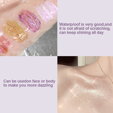 Load image into Gallery viewer, Liquid Eyeshadow Pearlescent Glitter Long Lasting Waterproof Liquid Eyeshadow Quick-drying Glitter Shimmer Women Eye Makeup