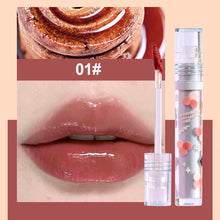Load image into Gallery viewer, Natural Lip Gloss Lipstick Long Lasting Moisturizing Nourishing Lip Glaze Reduce Lip Lines Lip Plumping Serum Lip Gloss Makeup