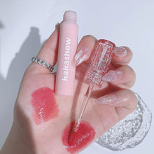 Load image into Gallery viewer, Cherry Pink Mirror Water Lip Gloss Lip Glaze Transparent Glass Lip Oil Waterproof Liquid Lipstick Nude Brown Clear Tint Makeup
