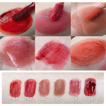 Load image into Gallery viewer, Cherry Pink Mirror Water Lip Gloss Lip Glaze Transparent Glass Lip Oil Waterproof Liquid Lipstick Nude Brown Clear Tint Makeup
