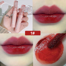 Load image into Gallery viewer, Cherry Pink Mirror Water Lip Gloss Lip Glaze Transparent Glass Lip Oil Waterproof Liquid Lipstick Nude Brown Clear Tint Makeup