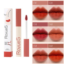 Load image into Gallery viewer, Portable Long-lasting Lip Liner Matte Lipsticks Sweet Rum Velvet Waterproof Moisturizing Lip Makeup Contour Women Cosmetics