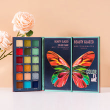 Load image into Gallery viewer, 18 Color Butterfly Eyeshadow Palette Pearly Lustre Matte Eyeshadow Brighten Beauty Eyes Makeup Cosmetics