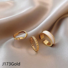 Load image into Gallery viewer, 3pcs/set Fashion Vintage Pearl Ring Simple Hollow Geometric Rings Women Jewelry Gift