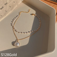 Load image into Gallery viewer, Korean Version Vintage Pearl Bracelet Titanium Steel Geometric Bracelet Elegant Jewelry Gift