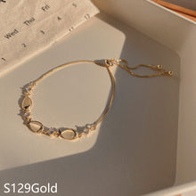 Load image into Gallery viewer, Korean Version Vintage Pearl Bracelet Titanium Steel Geometric Bracelet Elegant Jewelry Gift