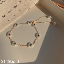 Load image into Gallery viewer, Korean Version Vintage Pearl Bracelet Titanium Steel Geometric Bracelet Elegant Jewelry Gift