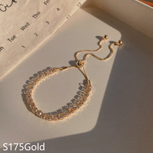 Load image into Gallery viewer, Korean Version Vintage Pearl Bracelet Titanium Steel Geometric Bracelet Elegant Jewelry Gift