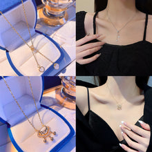 Load image into Gallery viewer, Korean Version Ins Titanium Steel Necklace Pearl Pendant Collarbone Chain Jewelry Accessories Gift