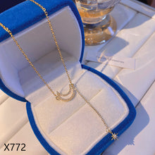 Load image into Gallery viewer, Korean Version Ins Titanium Steel Necklace Pearl Pendant Collarbone Chain Jewelry Accessories Gift