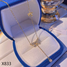 Load image into Gallery viewer, Korean Version Ins Titanium Steel Necklace Pearl Pendant Collarbone Chain Jewelry Accessories Gift