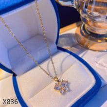 Load image into Gallery viewer, Korean Version Ins Titanium Steel Necklace Pearl Pendant Collarbone Chain Jewelry Accessories Gift