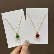 Load image into Gallery viewer, Fasion Women Vintage Titanium Steel Necklace Pearl Pendant Clavicle Chain Jewelry Accessories Gift