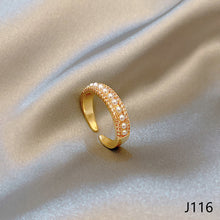 Load image into Gallery viewer, Fashion Diamond Ring Opening Adjust Simple Hollow Geometric Rings Women Jewelry Gift